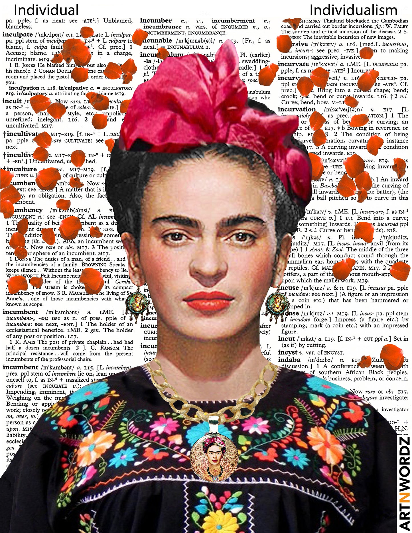 FRIDA ROSE STICKER