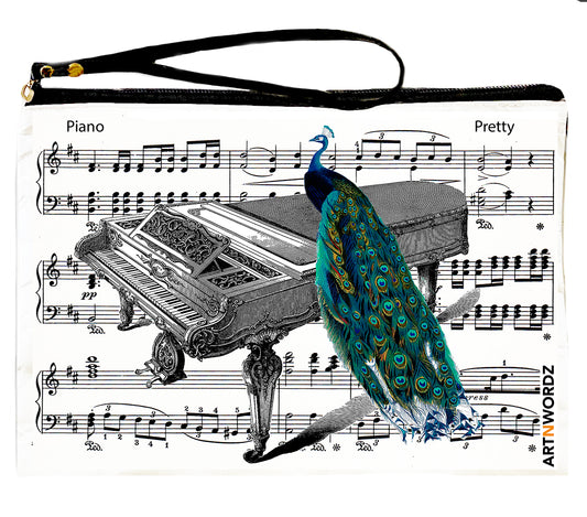 PEACOCK PIANO MUSIC POUCH