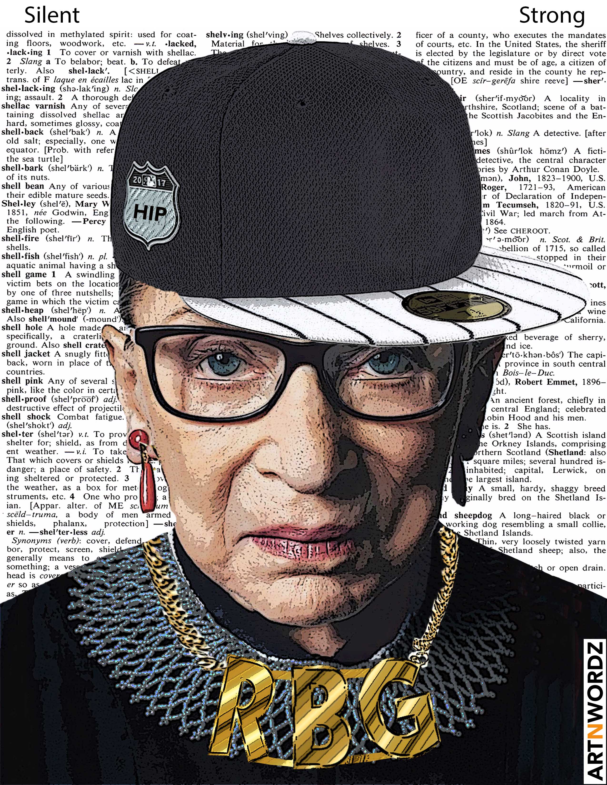 RBG STICKER – ARTNWORDZ